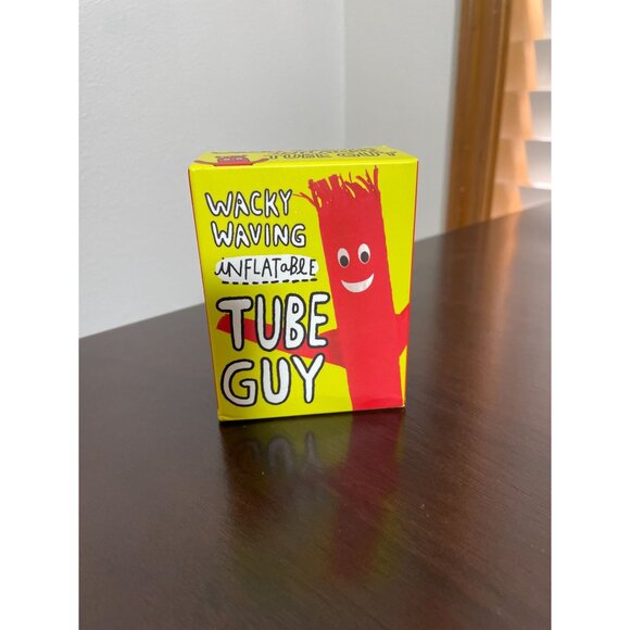 Wacky Waving Inflatable Tube Guy With Fan & Mini Book - 17" Tall - Picture 2 of 5